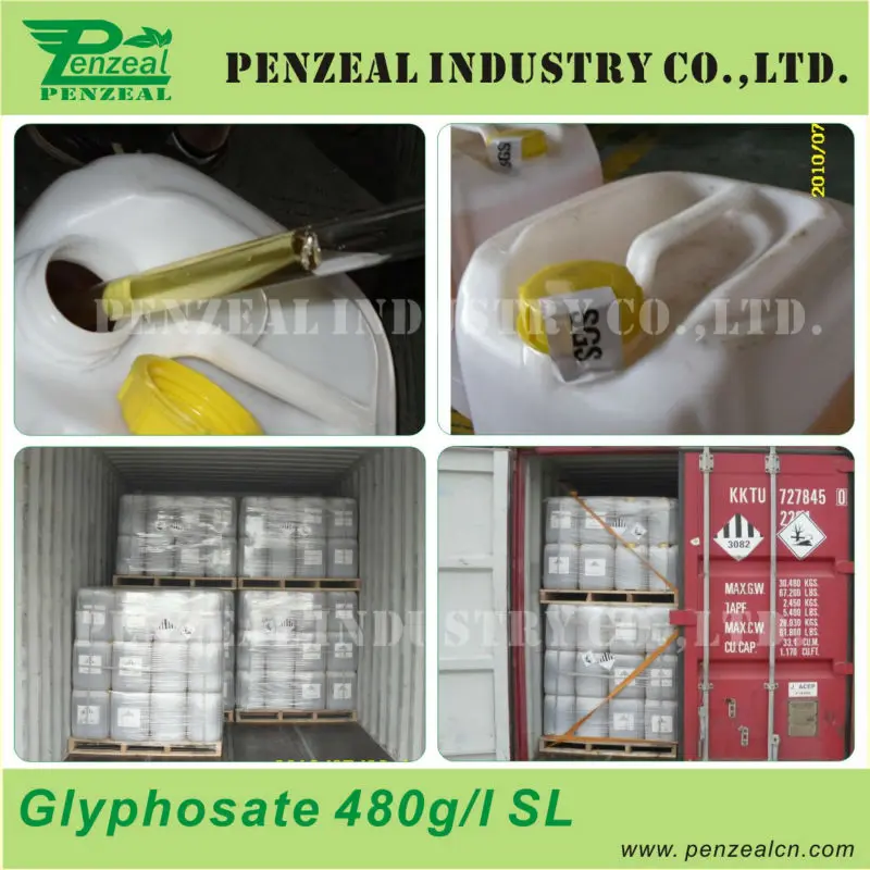 
Glifosato 480g/l SL, 41%SL, 36%SL, roundup ammonium salt, 75.7% SG, TC,Herbicide 1071-83-96 