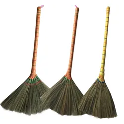 Grass brooms raw material china wholesale manufacturer eco-friendly for household grass broom