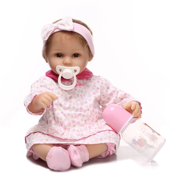 NPK 40cm Lifelike reborn dolls baby silicone reborn baby girl dolls baby real alive Toys For Girls bebe gift reborn bonecas toy