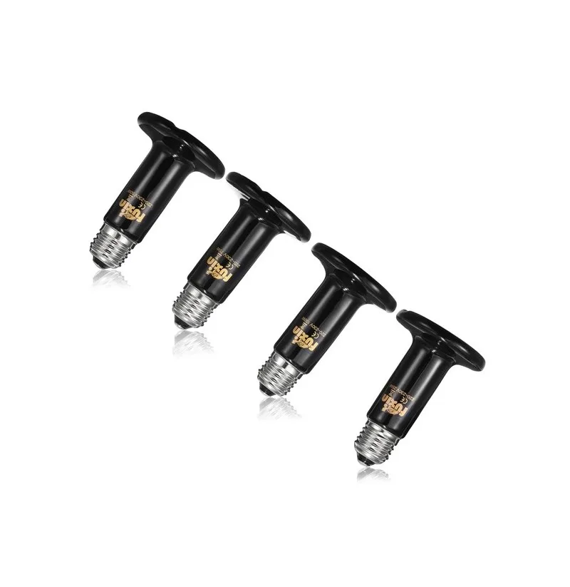 25W 50W 75W 100W 220V Ceramic Emitter Heated Pet Heat Breeding Light cone reptile heating lamp