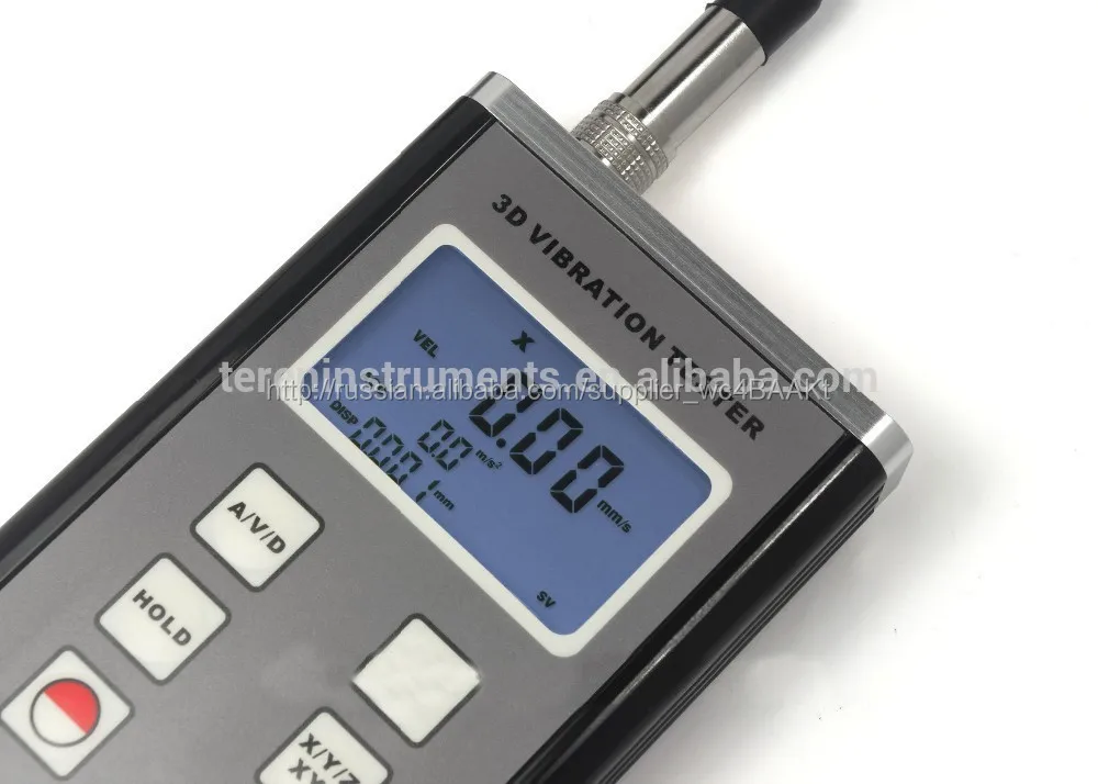 3D RS232 VM6380 мера вибрации, вибрационных испытаний машина