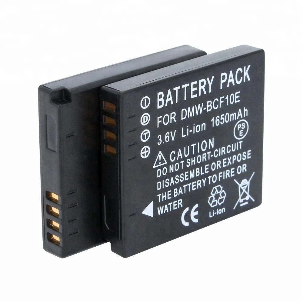 3,6 V литий-ионная аккумуляторная батарея DMW-BCF10E CGA-S009E для цифрового фотоаппарата Panasonic DMC-FS4 FS6 FS10