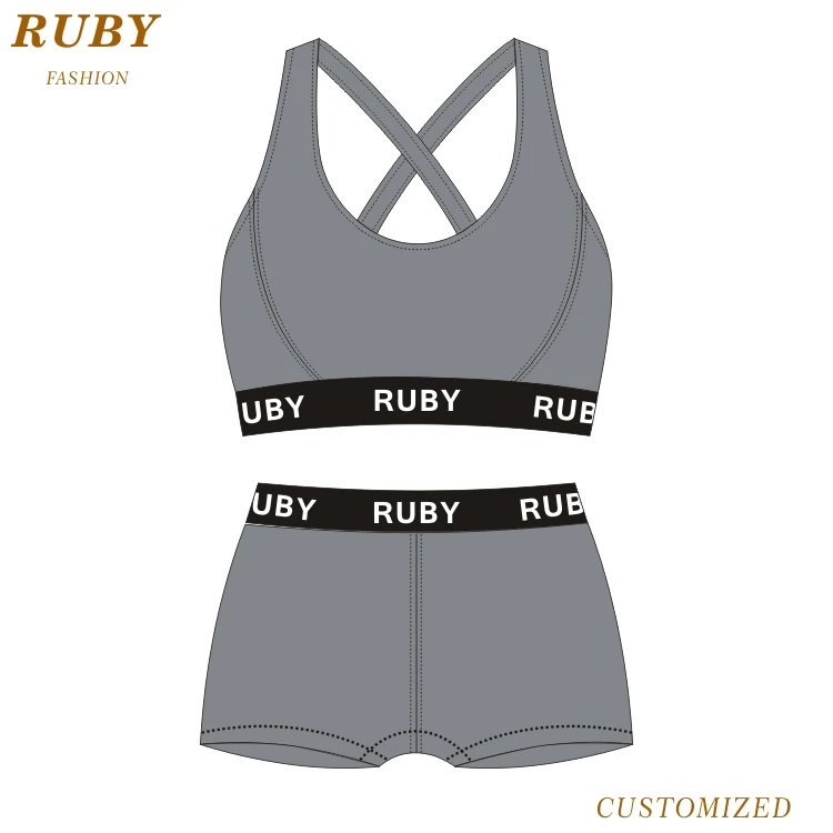 Спортивный бюстгальтер-Кроссбоди большого размера, цвета на заказ