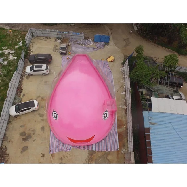 Cute pink pig inflatable crystal palace transparent star bubble house playground,Inflatable dome Bubble tent with ocean ball