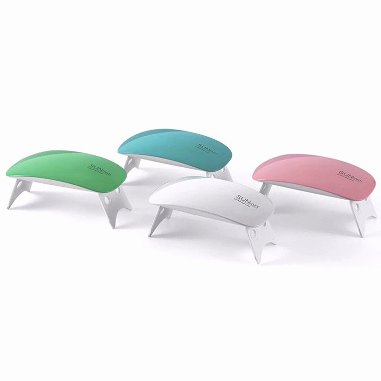 Hot Sale SUN MINI 6W UV LED Lamp Nail Dryer Portable USB Cable Sun Mini Nail Lamp For Gel Polish Curing