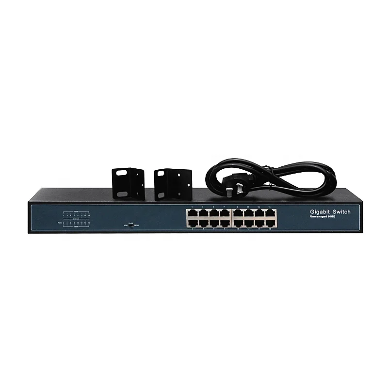 16 портов 10/100/1000M Gigabit OEM Ethernet сетевой коммутатор (SW16G)