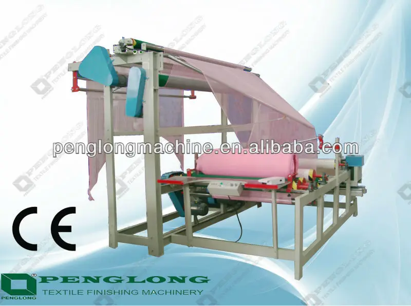 Automatic fabric double folding and lapping / rolling machine