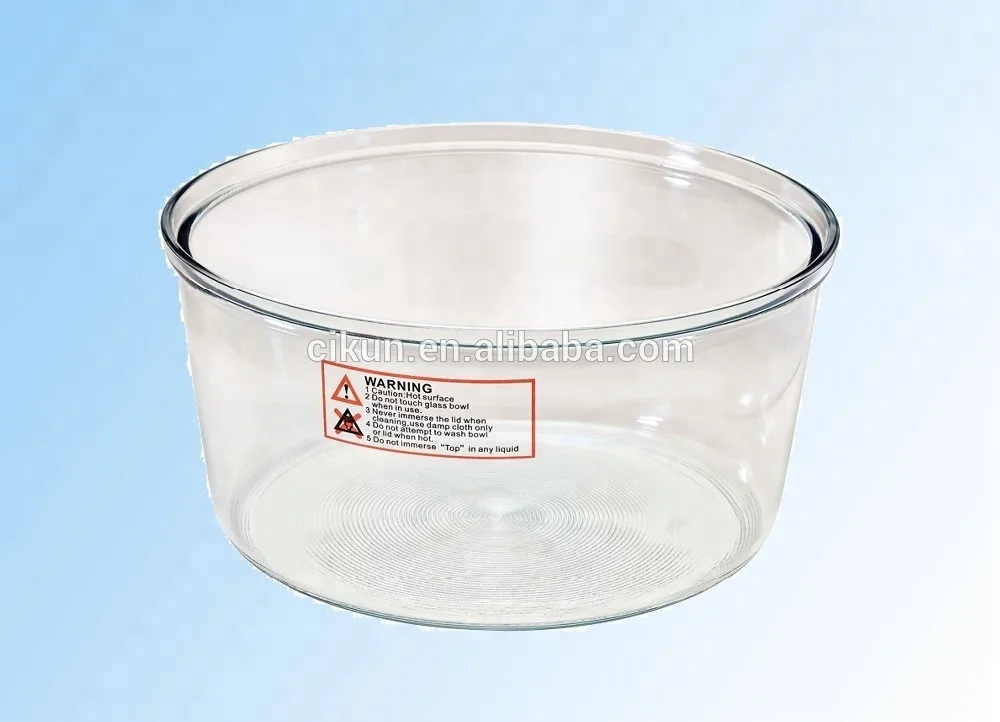 Premium safe base accessories glass bowl head tandoor turbo mechanical cooker halogen oven