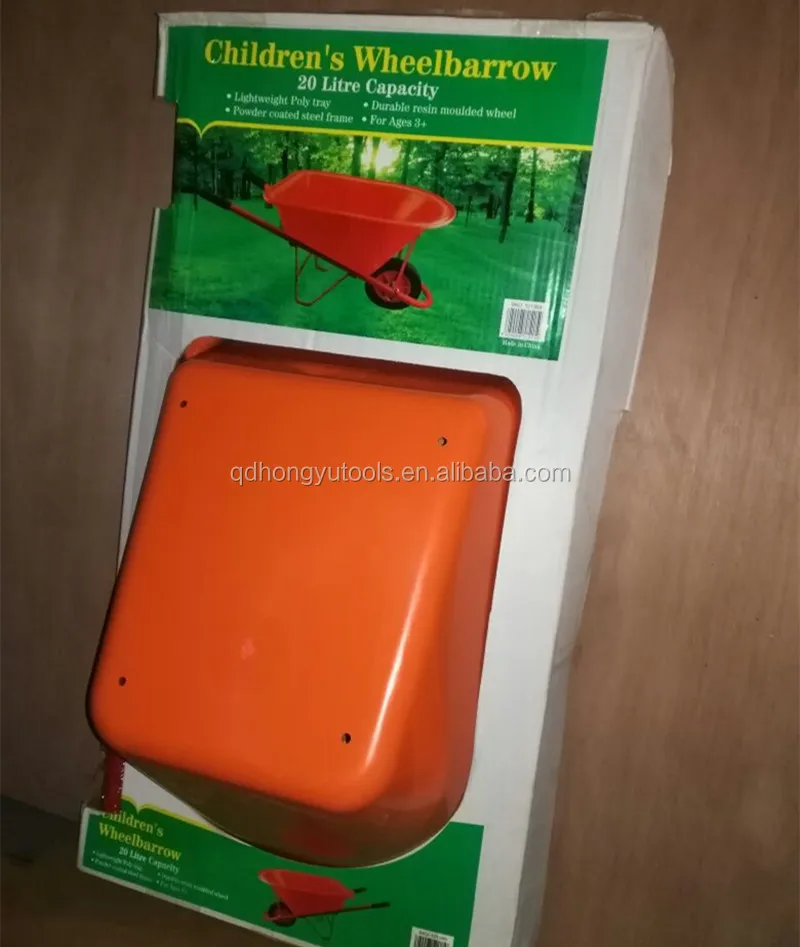 Chinese Garden Toys Kids Plastic Wheelbarrow