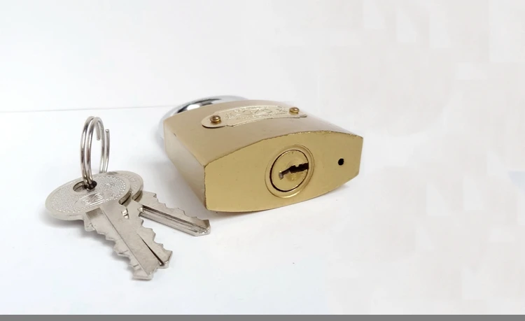 high quality imitate brass arc type padlock