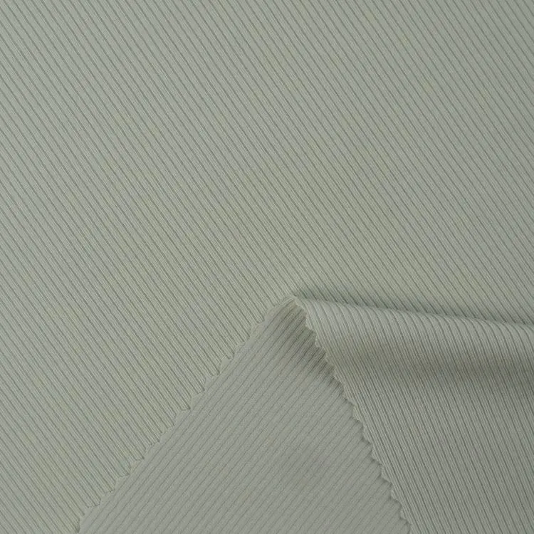 Textured polyamide elastane fabric rib knit fabric for lingerie bra