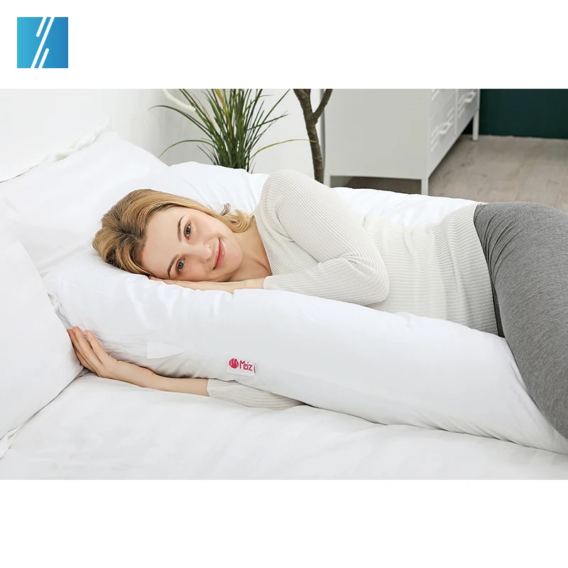 
Maternity Comfortable Chiropractic Side Sleeper Full Body Pillow Pregnancy 