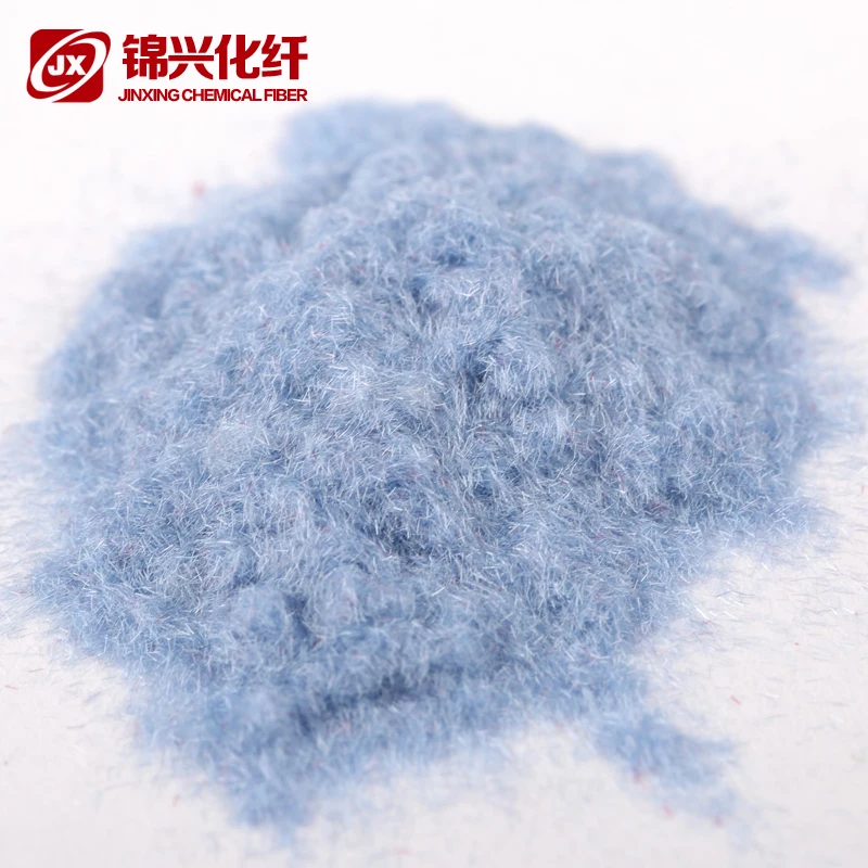 flock cute toy materials nylon 66 flock fiber 3D*0.8mm semi-dull color flock powder