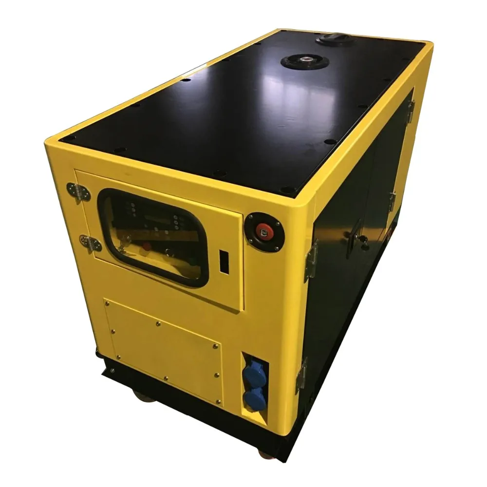 Portable 10kw 12kva 110V/220V/380V 60Hz single/3 phase soundproof diesel electric genset generators set for sale in Philippines