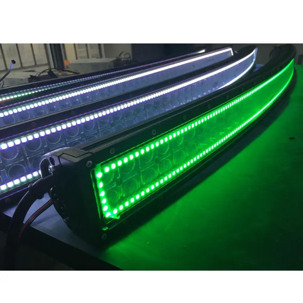 Remote control light bar 51 inch flashing offroad led bar for car roof top