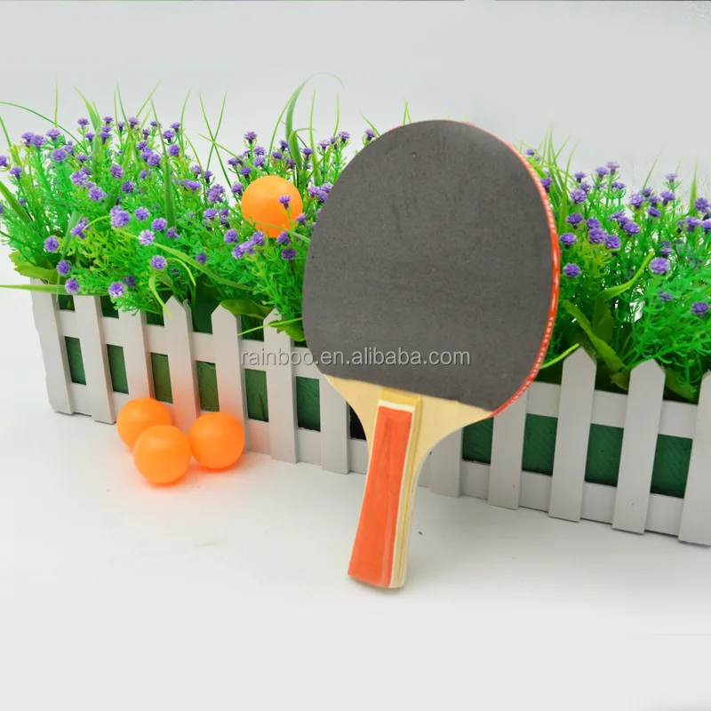 cheap price cotton wooden rubber set table tennis set