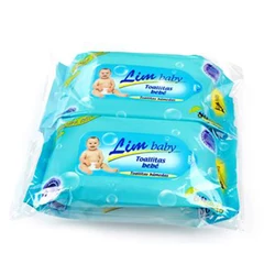 Custom Brand Logo Multi Pack Non Alcohol Antibacterial Baby Wet Wipe