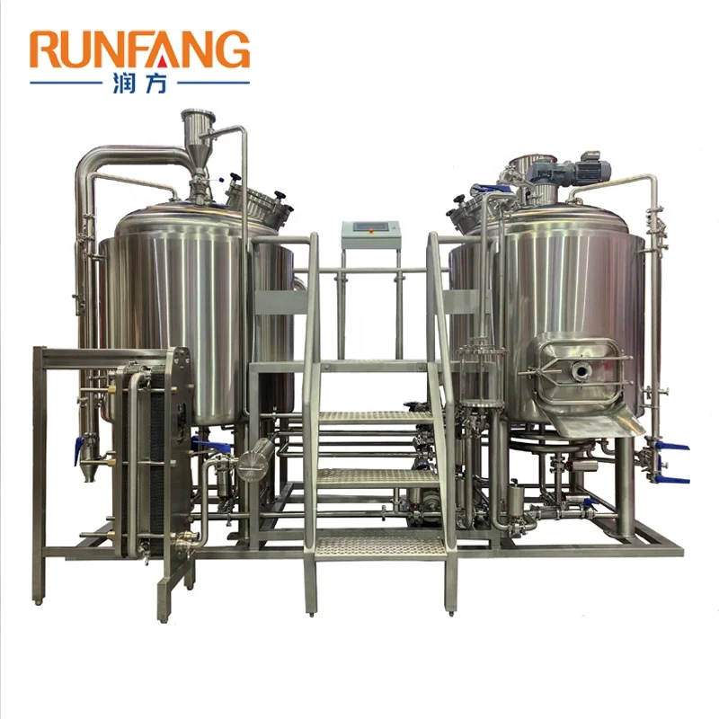 Installing free craft beer brewing system brewery machinery 500L micro brewing system brewhouse equipment