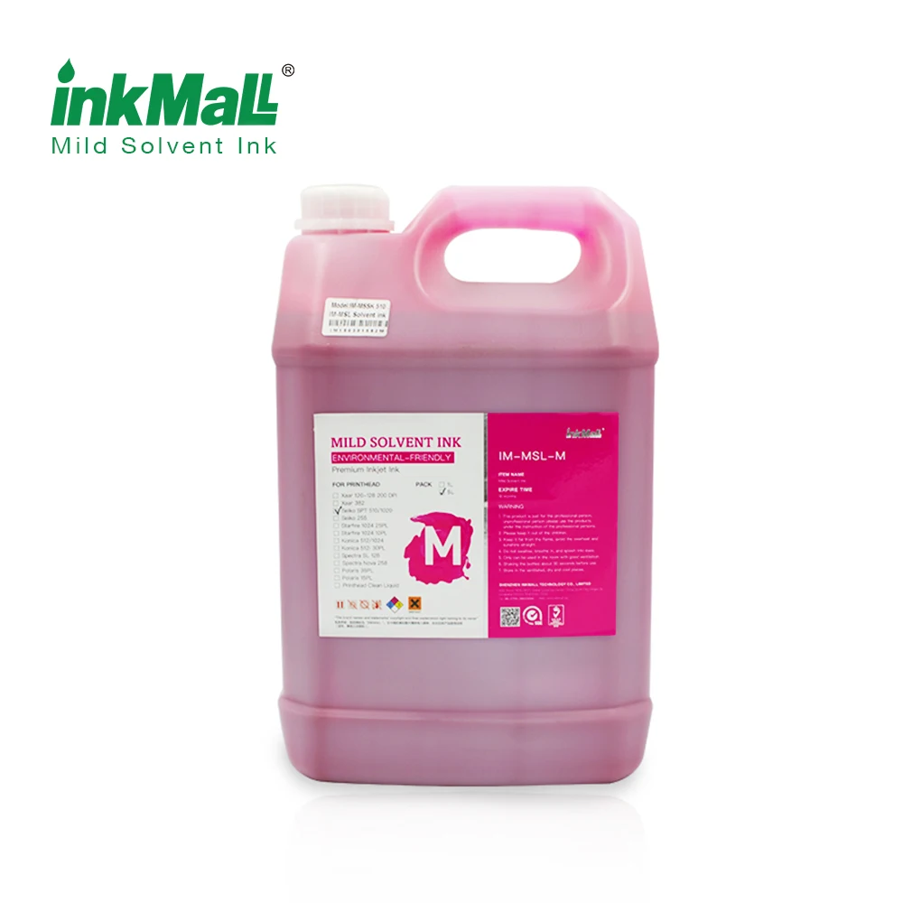 InkMall brand Konica 512i 30pl solvent ink for Myjet printer
