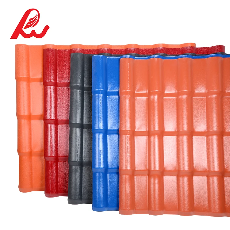 color corrugated plastic spanish roofing tiles
