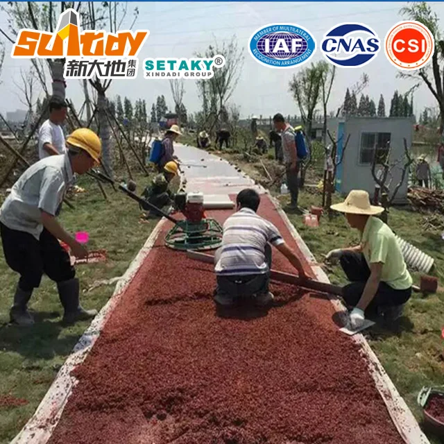 outdoor Porous concretes additive for pavement construction