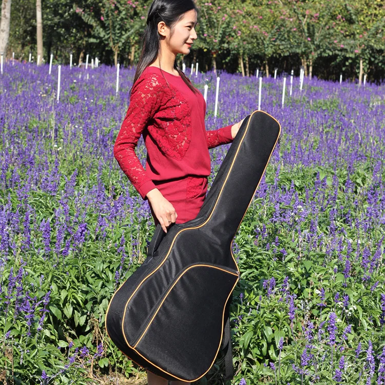 B41-B9 Wholesale 600D oxford waterproof shakeproof guitar bag