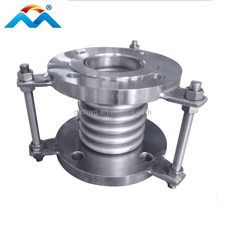 Плетеный гибкий металлический фланцевый соединительный шланг из нержавеющей стали