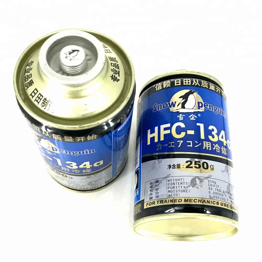 
99% purity of r 134a A/C Automotive de gaz r134a Air Conditioner HFC 134a refrigerant gas 