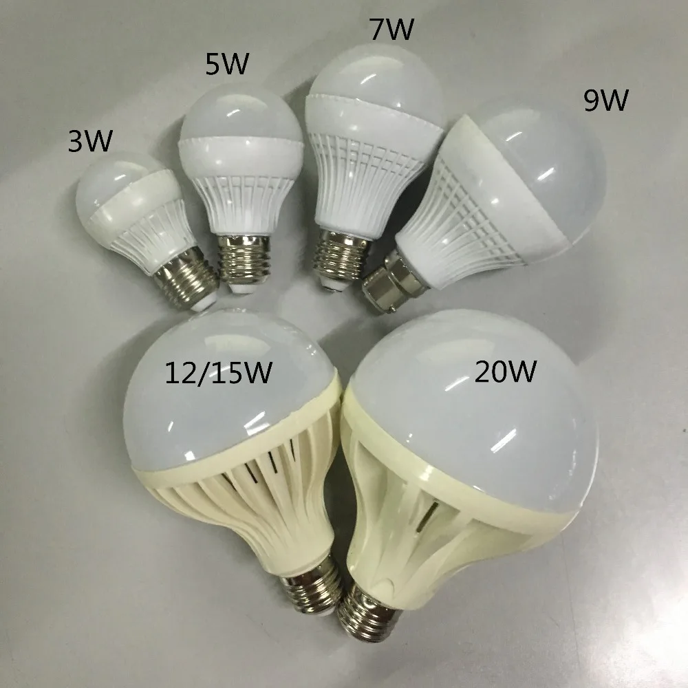 
5W 7W 9W 12W 15W 20W Cheap PP led bulb raw material 