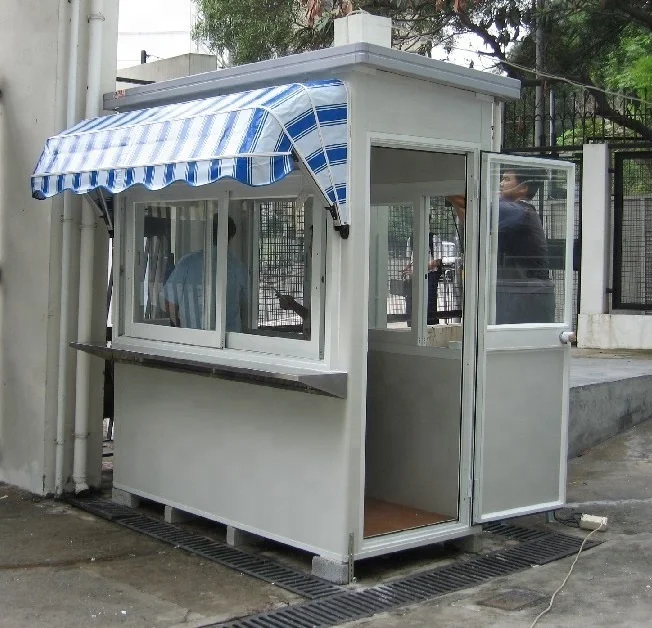 10ft sentry box kiosk portable guard house modular prefabricated tiny house