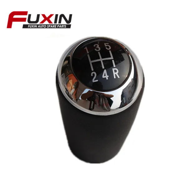 leather 5 speed chrome plated ring gear stick shift handle for Mazda 3 BK BL 5 CR CW 6 II GH CX-7 ER MX-5 NC III car gear knob