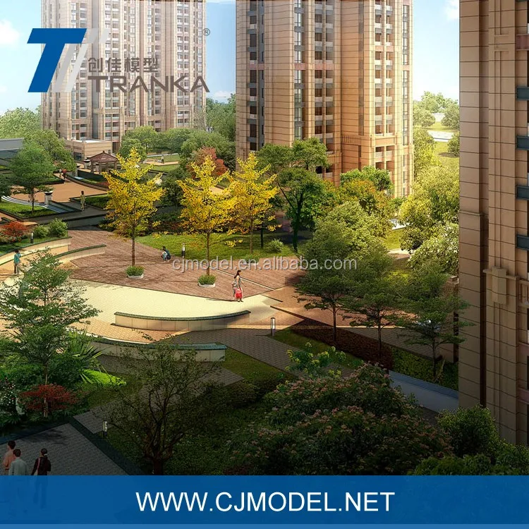 Nice landscape rendering in computer graphics , render architecture