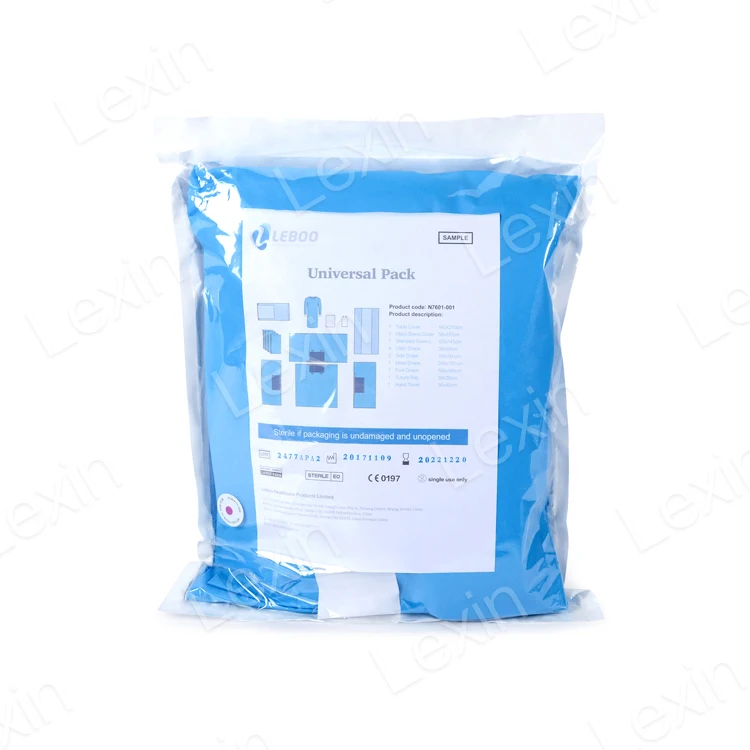 
Factory Directly Supply Disposable Sterile Universal Surgical Pack In Stock 