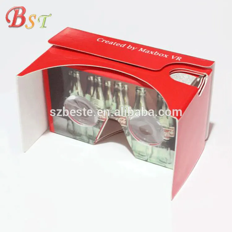 2020 custom logo google cardboard vr 360 vr cardboard virtual reality goggles