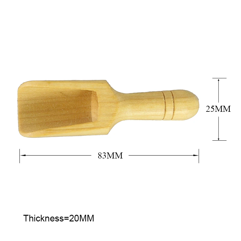 Wholesale Cheap Mini Wooden Tea Scoop Spoon