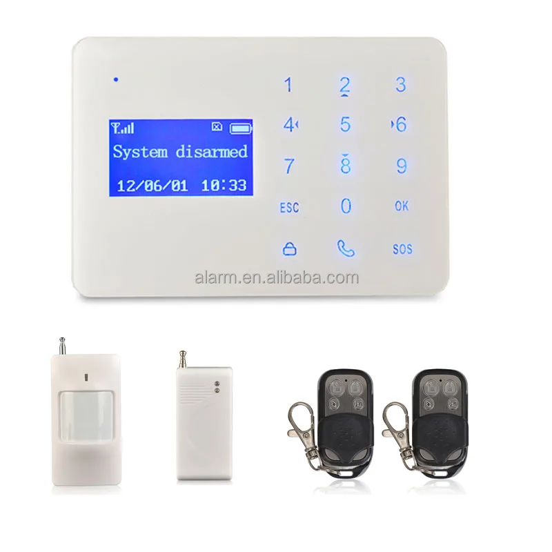 Economical 99 home security zones gsm wireless app android alarm system