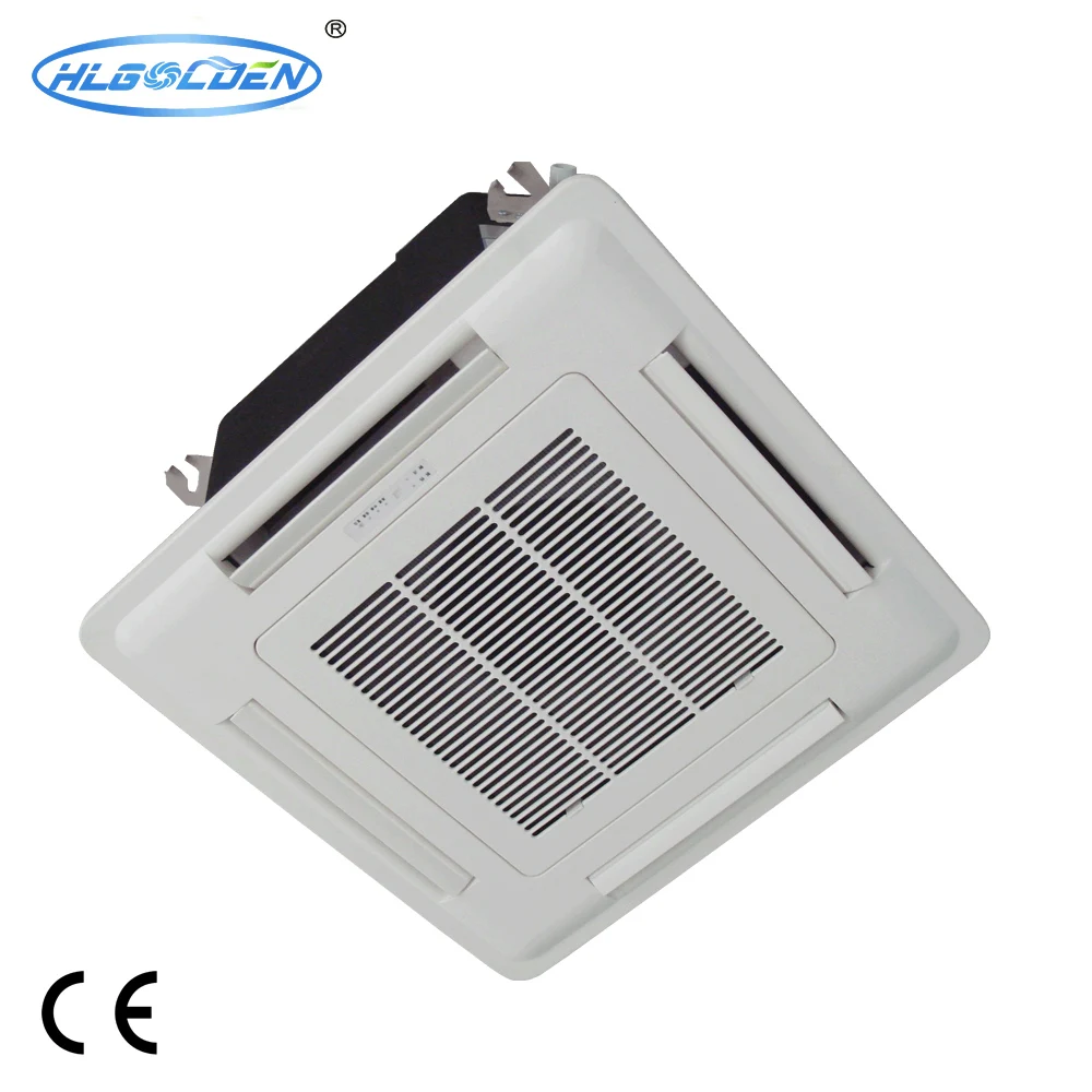 Chilled water 4 way ceiling type cassette fan coil unit price
