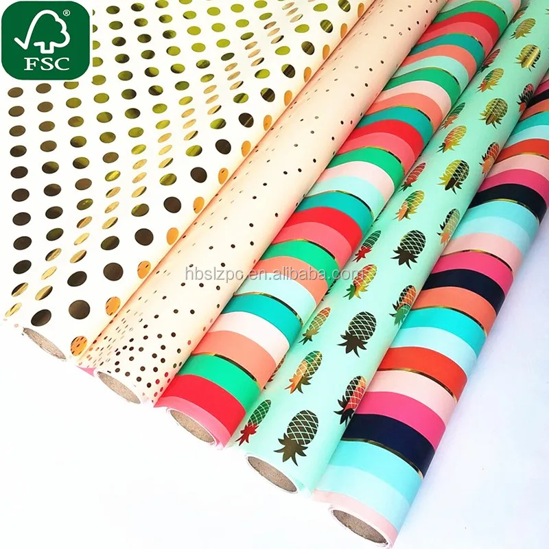 Custom Made Packaging Gift Wrapping Paper for Clothes Shoes Packing