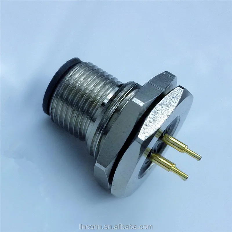 industrial IP67 waterproof m12 connector 3/4/5/8/12 pin connector male female connector
