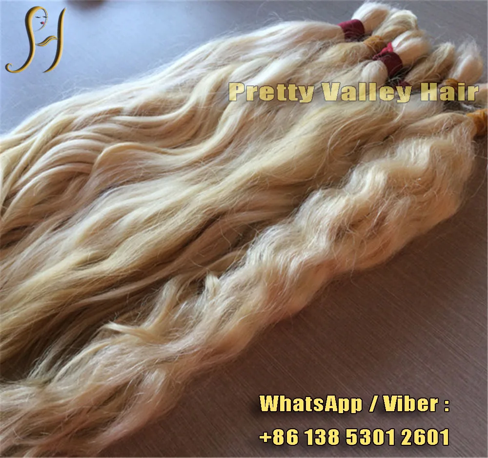 wholesale unprocessed raw virgin cuticle aligned gray human russian hair bundle