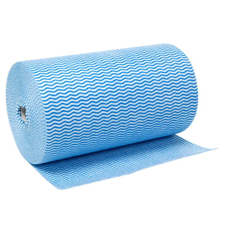 spunlace colorful wavyline mesh nonwoven fabric