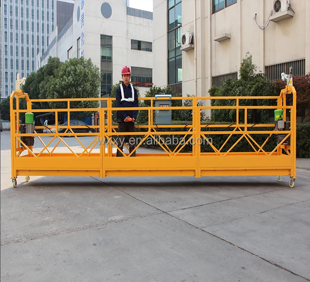 ZLP630 Electric hot-dip galvanized suspended lifting platform for building facade cleaning with CE Approved