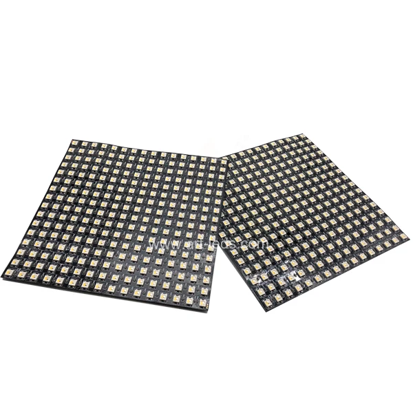 256 pcs rgbw leds digital led matrix display apa102 color panel strip light