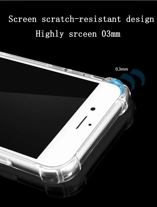 
Multi-color Transparent Case Phone Accessories TPU+Acrylic Cell Mobile Phone Case for iPhone 