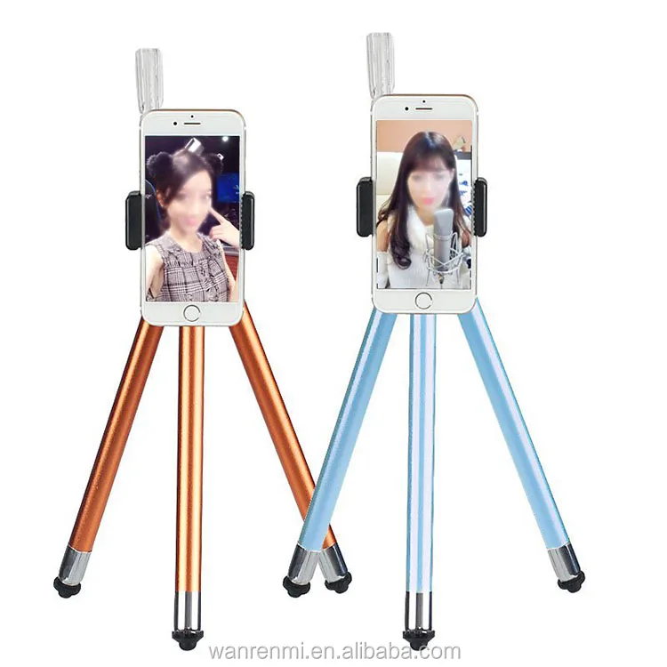 Extensible 2 joints tripod mini stabilized phone tripod stand with light weight and high quality
