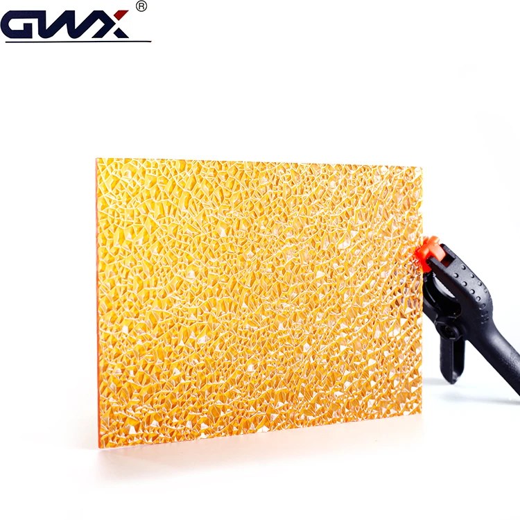 Поликарбонатные листы GWX из 100% импортной поликарбонатной смолы