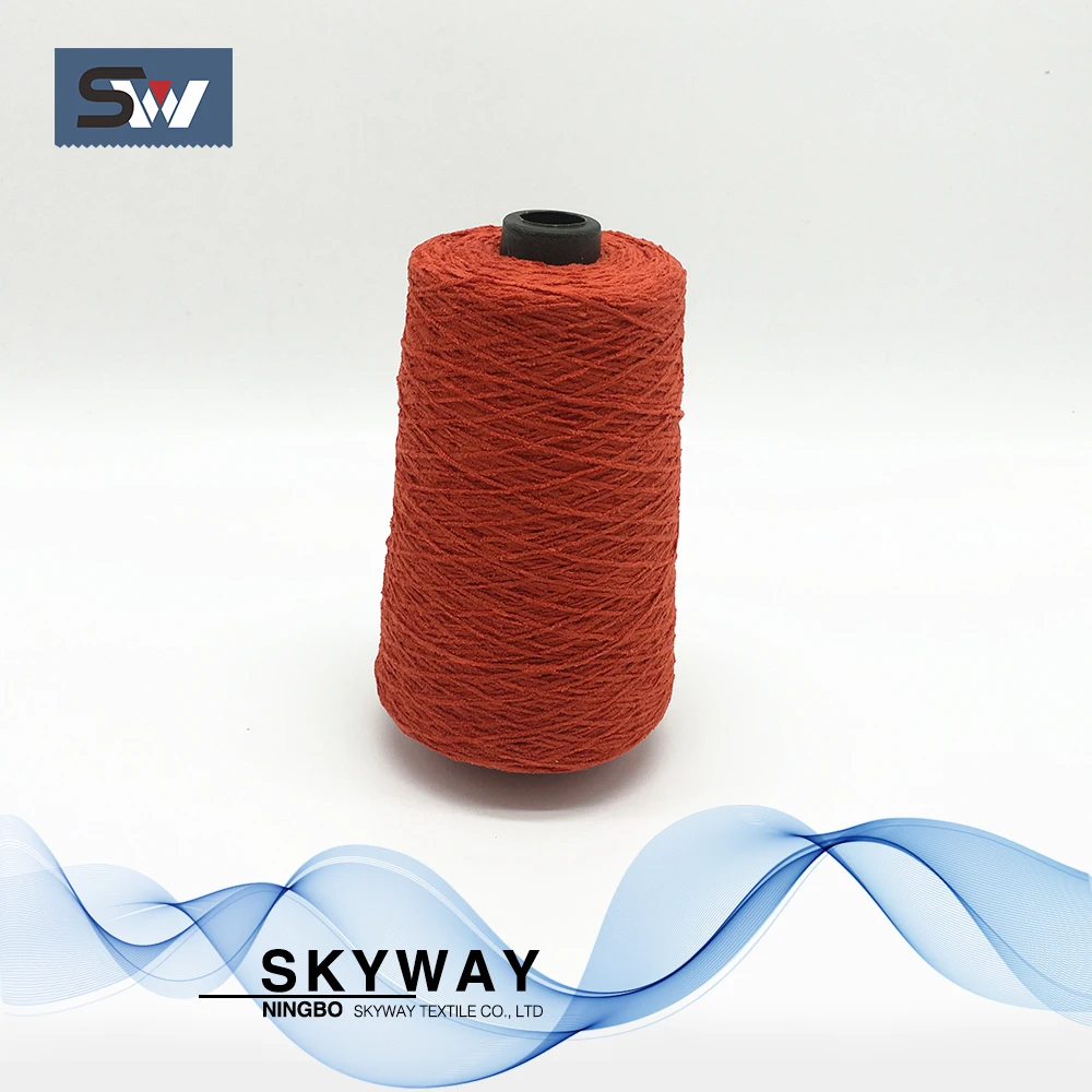 
Colorful dyed polyester chenille yarn for carpet knitting 
