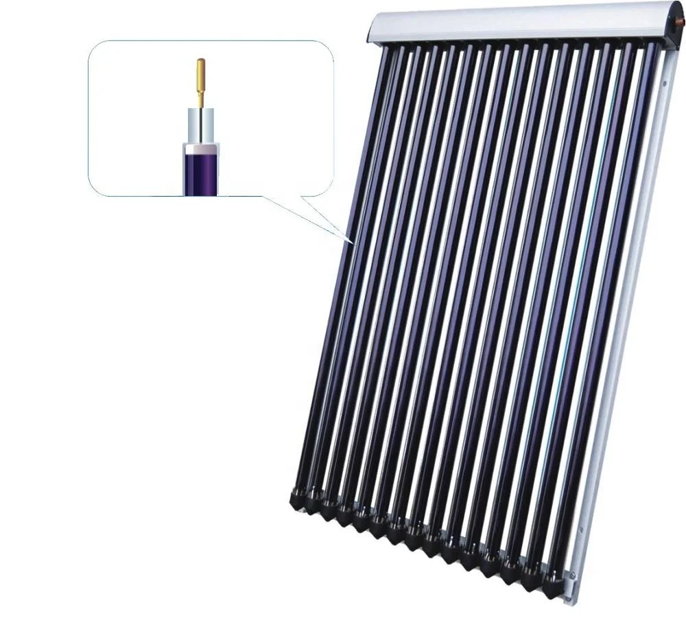 20 tubes evacuated solar collector for solar thermal projects