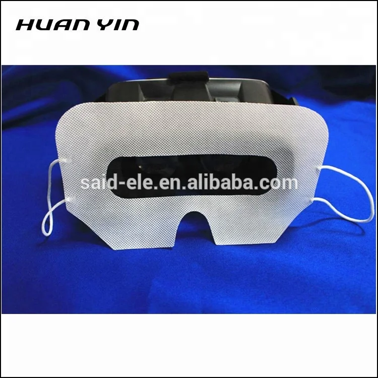 Disposable VR sanitary eye mask 100 pcs hygiene face cover custom logo for 3D vive
