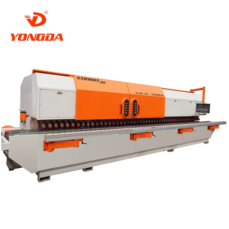 
YONGDA YH-1200 1/2 180 degree Stone Arc-edge Grinding and Polishing Machine high precision and high output (separated type) 